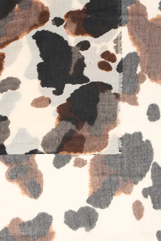 William Scarf | String Cowhide Melange