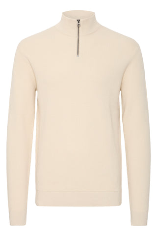 Badal Half Zip  | Oyster Grey