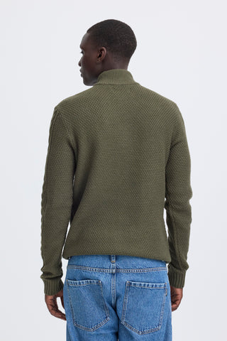 Basim Half Zip  | Forest Night