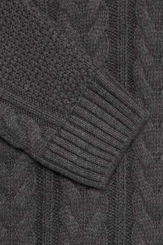 Basim Half Zip  | Charcoal Mix