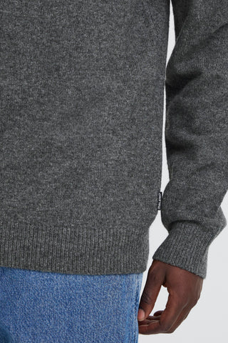 Branko Crew Knit | Iron Gate Melange