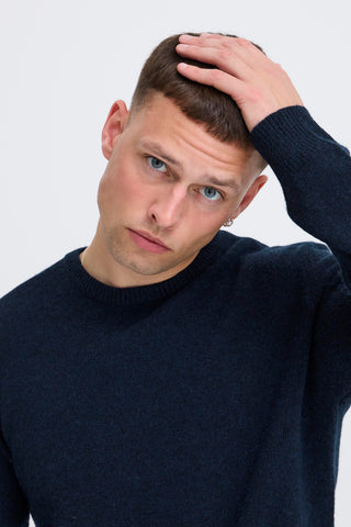 Branko Crew Knit | Salute Melange