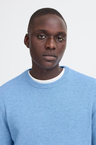Branko Crew Knit | Delft Melange