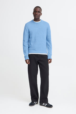 Branko Crew Knit | Delft Melange