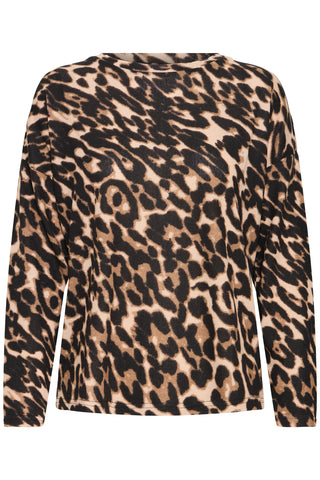 Pieta Top | Black Leopard Mix