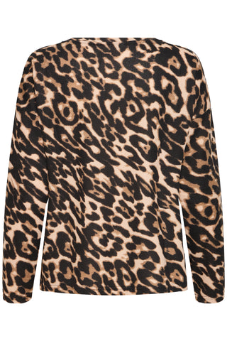 Pieta Top | Black Leopard Mix