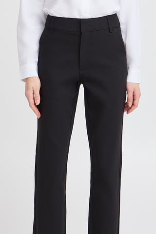 Dixi Straight Pants | Black