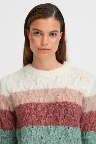 Omhu Short Sleeve Jumper | Roan Rouge Mix