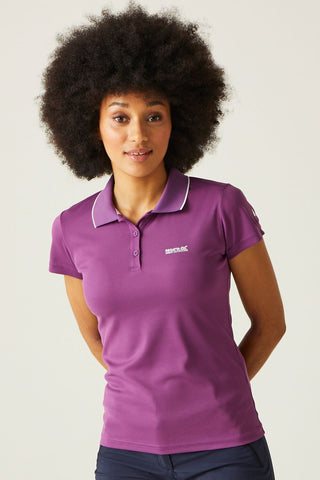 Women's Maverick V Active Polo Shirt Sunset Purple