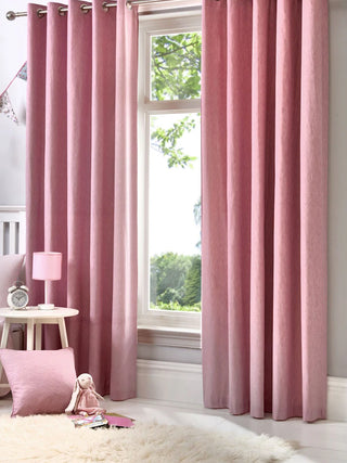 Sorbonne Eyelet Curtains | Blush Pink