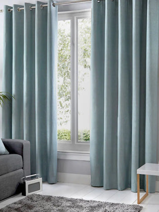Sorbonne  Eyelet Curtains | Duck Egg