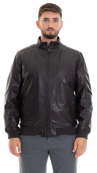 Faux Leather Jacket | Black