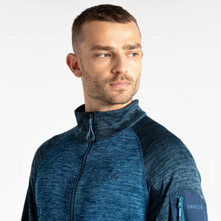 Men's Torrek Mountain Zip Through Fleece | Moonlight Denim