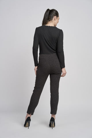 Buttercup Trouser | Black Jacquard