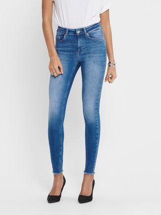 Blush Mid Waist Skinny Jean | Medium Blue Denim
