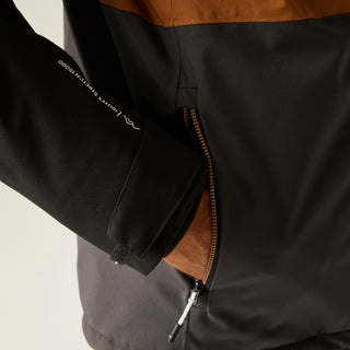 Men's Maland Waterproof Insulated Jacket | Brown Black