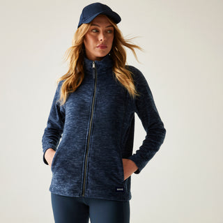 Women's Mayse Full Zip Fleece | Navy Melange
