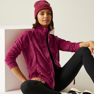 Women's Mayse Full Zip Fleece | Dark Cerise