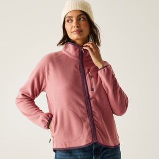 Women's Frankie Full Zip Fleece | Dust Rose