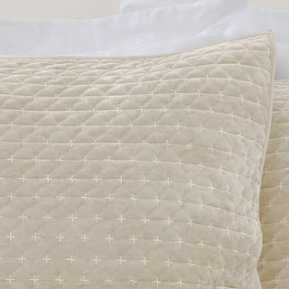 Attica Velvet Pillowshams | Natural