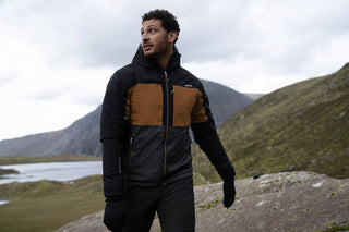 Men's Maland Waterproof Insulated Jacket | Brown Black