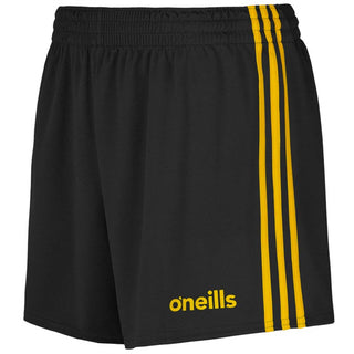 O'Neills Mourne Shorts Mirco-stripe Black and Amber