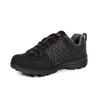 Men's Samaris II Low Waterproof Walking Shoes Black Granite