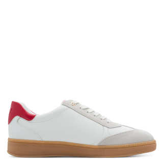 Bargi Double Stripe Trainer | White/Red