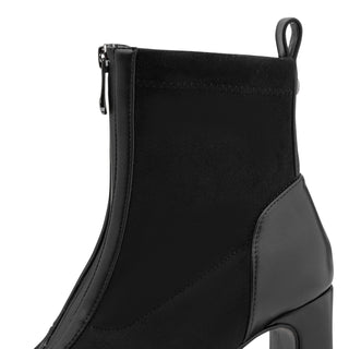 Front Zipper Boot | Black