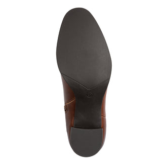 Round Toe Ankle Boot | Cognac