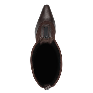 Pointed Toe Knee High Boot | Mocca