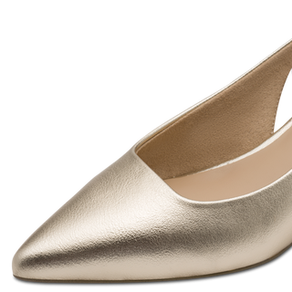 Viano Slingback Heel | Gold