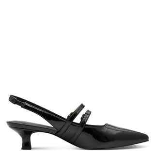 Pointed Kitten Heel | Black