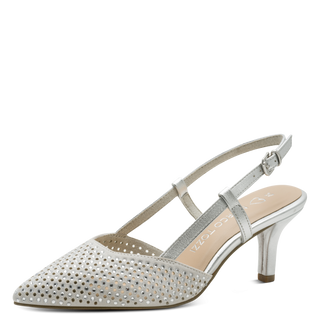 Masia Slingback Heel | Silver