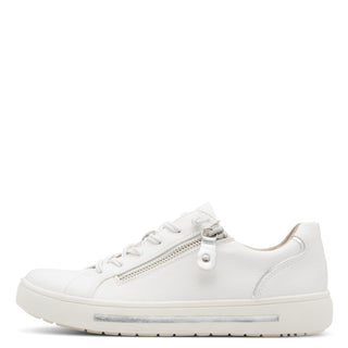 Zipper Trainer | White Silver