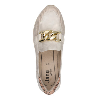 Chain Loafer | Beige Gold