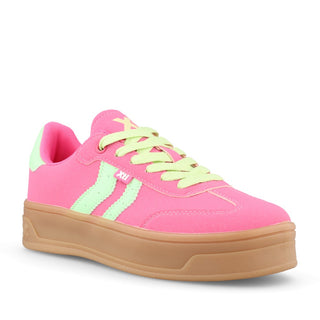 Suede Trainer | Fuchsia