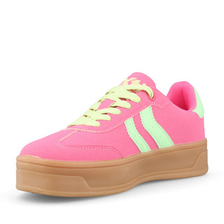 Suede Trainer | Fuchsia