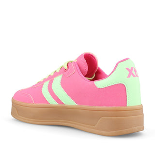 Suede Trainer | Fuchsia