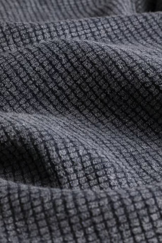 Newark 1/4 Zip Grid Fleece | Navy