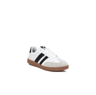 Striped Trainer | White