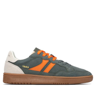 Leather Trainer | Khaki