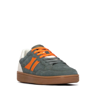 Leather Trainer | Khaki
