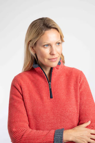 Beye Eco 1/4 Zip | Acer Red