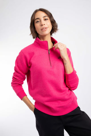 Avery 1/4 Zip Sweatshirt  | Foxglove