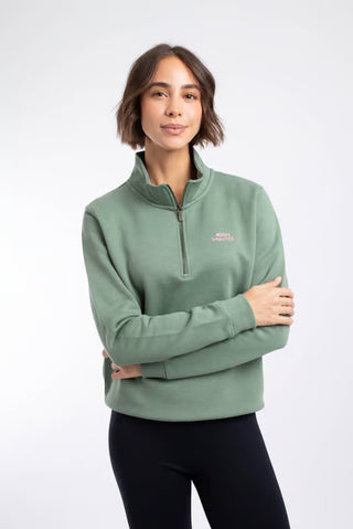 Avery 1/4 Zip Sweatshirt  | Military Green