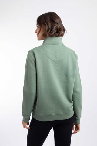 Avery 1/4 Zip Sweatshirt  | Military Green