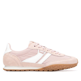 Suede Trainer | Nude