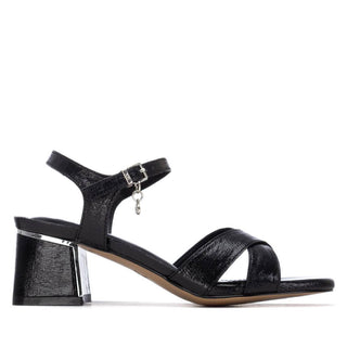 Block Heel Sandal | Black