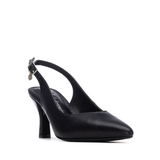 Pointed Slingback | Black